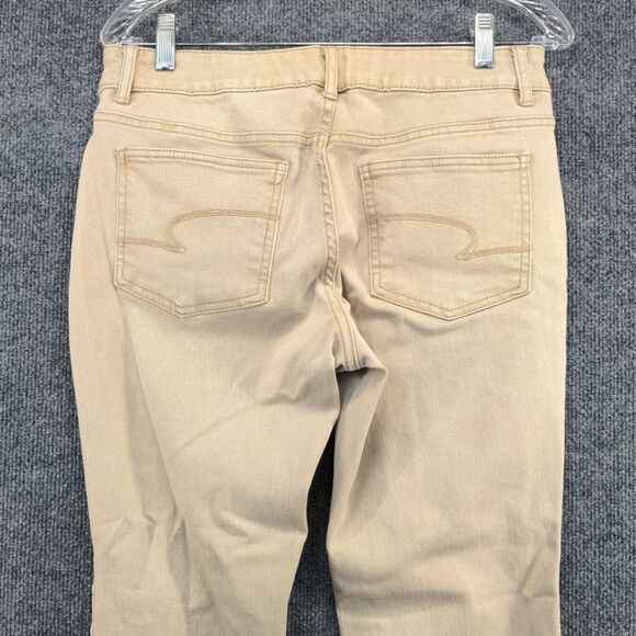 Time And Tru Women's Bootcut Leg Jeans Tan Brownstone 12 Petite 5-Pocket - Picture 6 of 10